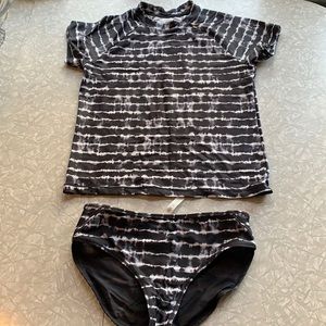 Athleta Girl rash Guard and Biko Bottom